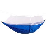 Hamac de camping extrieur portatif pour 1 a 2 personnes avec moustiquaire tissu de parachute haute rsistance ...
