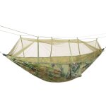 Hamac de camping extérieur portatif pour 1 a 2 personnes avec moustiquaire tissu de parachute haute résistance ... Hamac de camping extérieur portatif pour 1 a 2 personnes avec moustiquaire tissu de parachute haute résistance ...