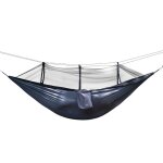Hamac de camping extérieur portatif pour 1 a 2 personnes avec moustiquaire tissu de parachute haute résistance ... Hamac de camping extérieur portatif pour 1 a 2 personnes avec moustiquaire tissu de parachute haute résistance ...