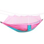 Hamac de camping extrieur portatif pour 1 a 2 personnes avec moustiquaire tissu de parachute haute rsistance ...