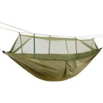 Hamac de camping extérieur portatif pour 1 a 2 personnes avec moustiquaire tissu de parachute haute résistance ... Hamac de camping extérieur portatif pour 1 a 2 personnes avec moustiquaire tissu de parachute haute résistance ...