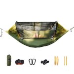 Hamac de camping, lit - balan�oire, en tissu parachute, haute r�sistance, pour 1 � 2 personnes, facile ...