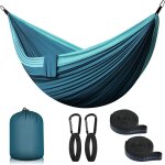 Hamac camping outdoor hamacs 2 personnes 300 x 200 cm ultral�ger portable voyage hamac jusqu'� 300 kg ...