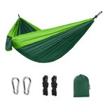 Hamac de camping parachute, mobilier d'extrieur de survie jardin loisirs couchage hamac voyage double ...
