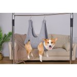 Hamac couleur unie pour chien, serviette de bain absorbante a s�chage rapide, v�tements de toilettage ...