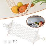 Hamac de cuisine en coton tiss� a la main, sous meuble, panier multifonctionnel de stockage de fruits ...