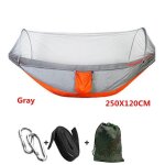 Hamac a d�pliage automatique, parachute ultral�ger, moustiquaire de chasse, meuble d'ext�rieur double ...