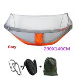 Hamac a d�pliage automatique, parachute ultral�ger, moustiquaire de chasse, meuble d'ext�rieur double ...