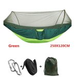 Hamac a d�pliage automatique, parachute ultral�ger, moustiquaire de chasse, meuble d'ext�rieur double ...