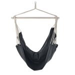 Hamac fauteuil suspendu chaise jusqu'� 150 kg gris fonc� helloshop26 03 0005225