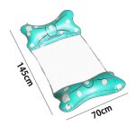 Hamac gonflable flottant ¿ lit de piscine pliable avec oreillers pour se détendre en été ¿ idéal pour ... Hamac gonflable flottant ¿ lit de piscine pliable avec oreillers pour se détendre en été ¿ idéal pour ...