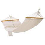 Hamac de jardin avec 2 oreillers 210 x 150 cm charge 300 kg helloshop26 12 0001619