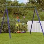 Hamac nid vidaxl avec des drapeaux multicolores � 60 cm, 100 kg en tissu oxford