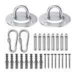 Hamac a plaque fixe en acier inoxydable, sac de sable, boucle fixe, yoga, pilates, balan�oire, accessoires ...