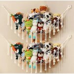 Hamac de rangement pour jouets, hamac bohme pour peluches, organiseur de chambre d'enfant suspendu pour ...