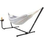 Hamac sur pied avec porte - gobelet, - hamac avec support - pour 2 personnes / 205kg, 241 * 160 - sac ...