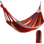 Hamac swing pour voyage camping, 1 person grand 280 * 80cm / coton respirant / charge 150kg lit simple ...