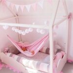 Hamac en tissu de coton pour enfants, balan�oire, sac, chaise, d�cor de maison, pour chambre de b�b�, ...