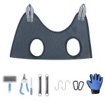 Hamac de soins pour animaux de compagnie, 11 pi�ces gris s