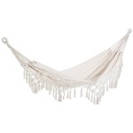 Hamac de voyage portable style boh�me chic toile de hamac dim. totales 2, 88l x 1, 5l m coton polyester ...