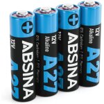 Hamiltion - 4x pile 27a 12v alkaline pour telecommande portail, ouvre - porte de garage et bien plus ...