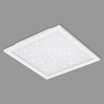 Hamiltion - 7392 - 016 panneau led, plafonnier avec dcor etoil, 4. 100 lumens, 4. 000 kelvin, 38 watt, ...
