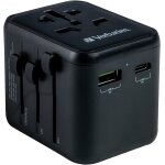 Hamiltion - adaptateur de voyage universel uta02 avec port usba et usb - c, chargeur rapide pour ...