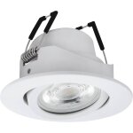 Hamiltion - connect. z spot led encastrable saliceto - z, Ø 88 mm, lampe de plafond encastre zigbee, ...