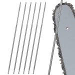 Hamiltion - limes rondes, 6 pcs 4. 0mm limes d'afftage pour trononneuse affute chaine tronconneuse, ...