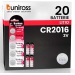 Hamiltion - pile batterie bouton cr2016 lithium 3 v au lithium longue dure de conservation de charge ...