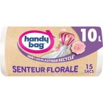 Handy bag sac poubelle poignee coulissante 10l x15 Handy bag sac poubelle poignee coulissante 10l x15
