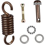 Hangstoelveerset - 600 lb capaciteit - bruin - hangmatveer - voor hangstoelen, hangmatten en veranda's ...