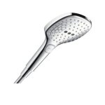 Hansgrohe - hydrothrapie - douchette hansgrohe raindance select e 120 3 jets blanc / chrom