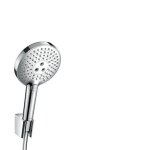 Hansgrohe kit douchette avec flexible et porte douchette porter s raindance select s 120 3 jets chrome ...