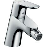 Hansgrohe - mitigeur bidet focus c2 longueur 126 mm avec cartouche  2 vitesses, avec tirette et vidage ...