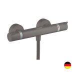 Hansgrohe - mitigeur douche thermostatique hansgrohe ecostat comfort noir chromé brossé - noir Hansgrohe - mitigeur douche thermostatique hansgrohe ecostat comfort noir chromé brossé - noir