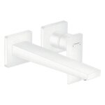 Hansgrohe - mitigeur de lavabo encastr� mural, bec 225mm, poign�e manette, bonde Ã �coulement libre ...