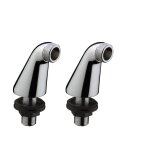 Hansgrohe - paire de colonnettes 1 / 2  et 3 / 4  pour mitigeur bain / douche