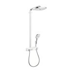 Hansgrohe - showerpipe raindance select showertablet e 300 3jets - blanc / chrome