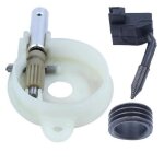 Haopyou kit pompe huile avec engrenage vis sans fin pour husqvarna 136 137 141 141 142 36 41 jonsered ...