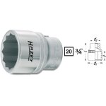 Hazet douille � 12 pans - carr� creux 20 mm (3 / 4 pouce) - profil � 12 pans ext�rieurs - taille: 41 ...