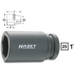 Hazet douille  6 pans  chocs - carr creux 25 mm (1 pouce) - profil  6 pans extrieurs - taille: 24 ...