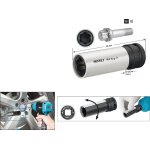 Hazet douille � chocs (profil sp�cial) - carr� creux 12, 5 mm (1 / 2 pouce) - taille: 17 - longueur totale: ...