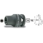 Hazet douille � chocs (torx) - carr� creux 10 mm (3 / 8 pouce) - profil torx ext�rieur - taille: e 10 ...
