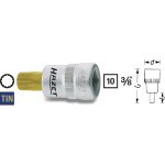 Hazet douille m�le - carr� creux 10 mm (3 / 8 pouce) - profil denture multiple int�rieur xzn - taille: ...