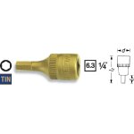 Hazet douille m�le - carr� creux 6, 3 mm (1 / 4 pouce) - profil � 6 pans int�rieurs - taille: 2. 5 - ...