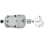 Hazet douille torx - carr� creux 12, 5 mm (1 / 2 pouce) - profil torx ext�rieur - taille: e 20 - longueur ...