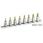Hazet jeu de cls  douilles - carr creux 10 mm (3 / 8 pouce) - profil torx intrieur - longueur totale: ...