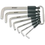 Hazet jeu de cl�s m�les coud�es - profil � 6 pans int�rieurs - nombre d'outils: 7 - 2100a / 7r