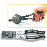 Hazet pince de serrage pour soufflets d'essieu - longueur totale: 230 mm - 1847 - 1